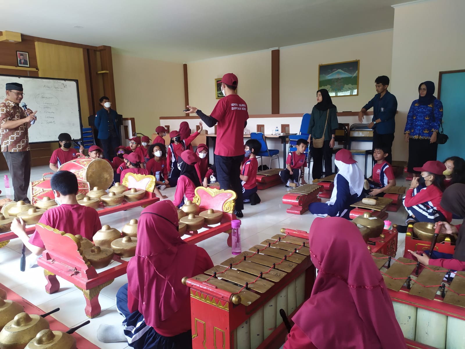 Kunjungan SD semesta Semarang ke Desa Wisata Lerep